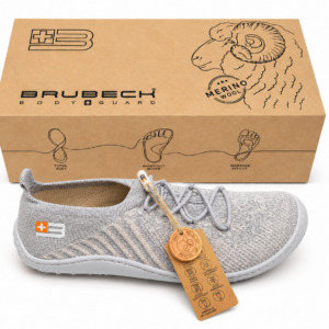 Brubeck Barefoot Merino Damskie Buty Minimalistyczne kolor jasnoszary/szary