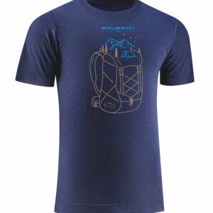 BRUBECK Outdoor Wool Pro – Męska Koszulka Merino z Krótkim Rękawem T-Shirt Oddychająca Termoaktywna