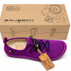 Brubeck Barefoot Merino Damskie Buty Minimalistyczne kolor śliwkowy