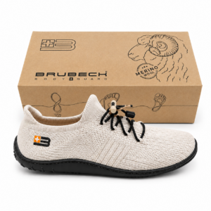 Brubeck Barefoot Merino Męskie Buty Wełna Merino Zero Drop kolor Kremowo/Czarny